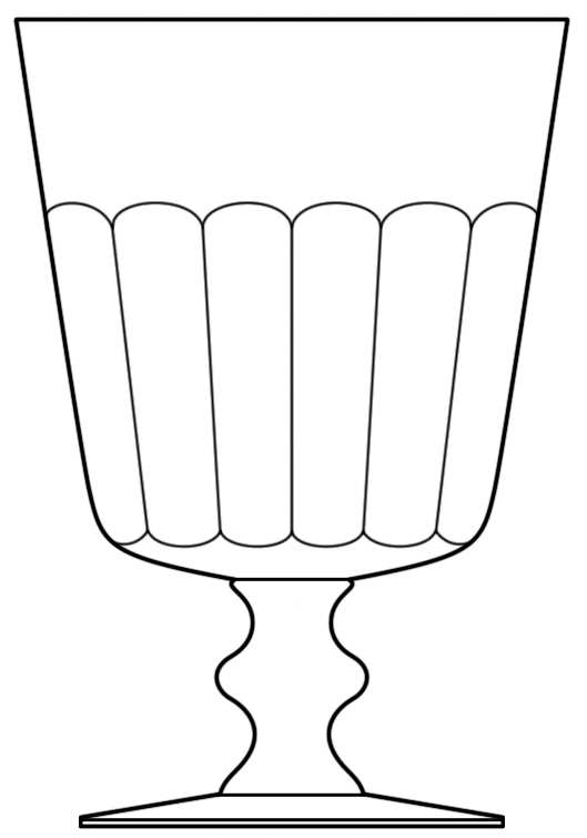 Georgian Water Goblet by Steuben-1