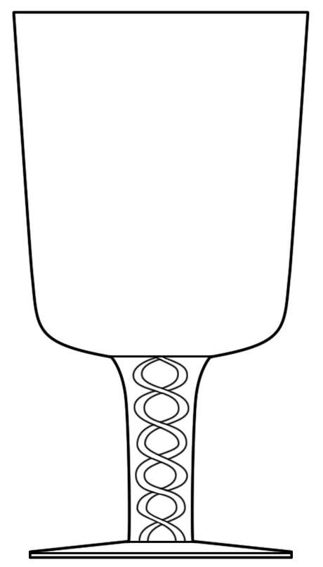 SP443 Water Goblet by Steuben-1