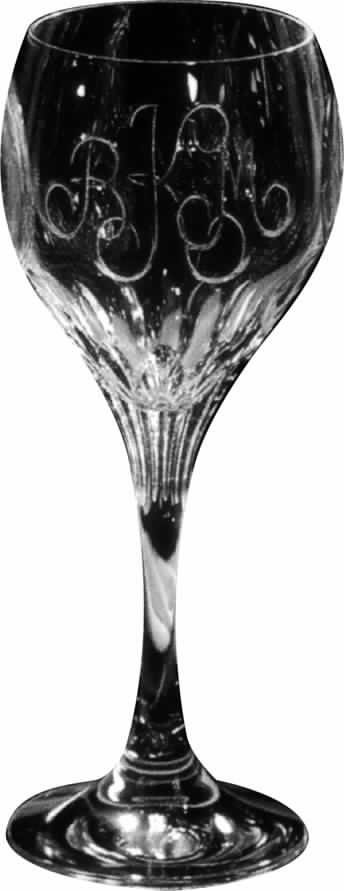 Revue Water Goblet by Sterling Crystal-1