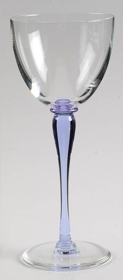 Amadeus Blue Water Goblet by St Louis-1