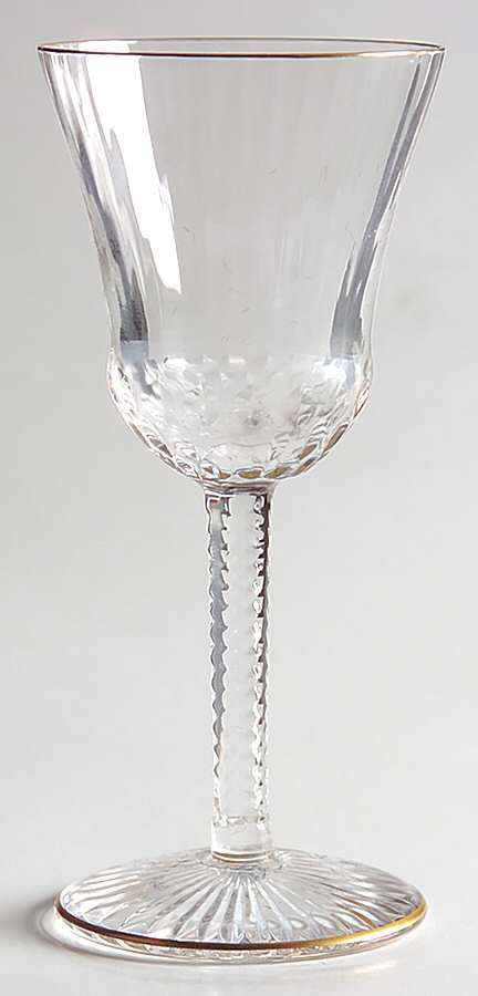 Apollo Gold Cordial Glass by St Louis-1