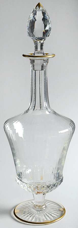 Apollo Gold Wine Decanter & Stopper by St Louis-1