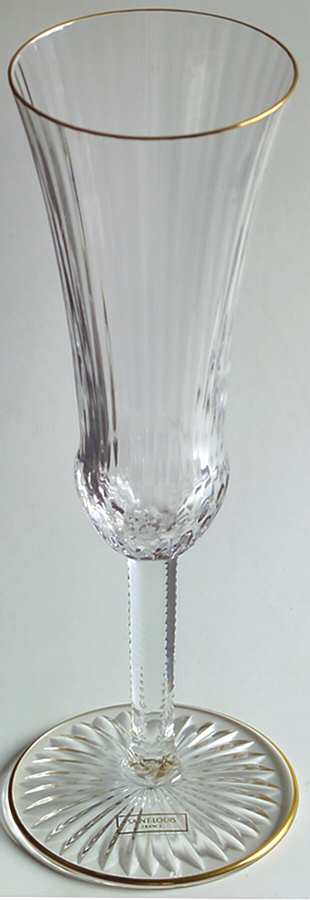 Apollo Gold Fluted Champagne by St Louis-1