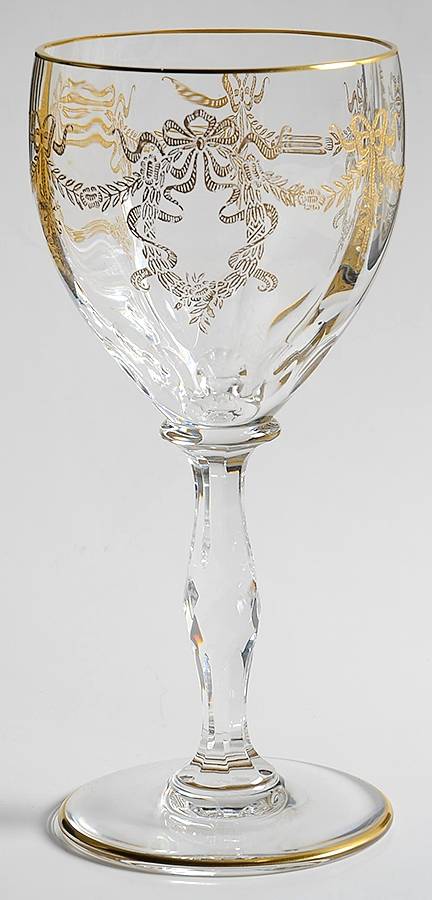 Bartholdi Gold Water Goblet by St Louis-1