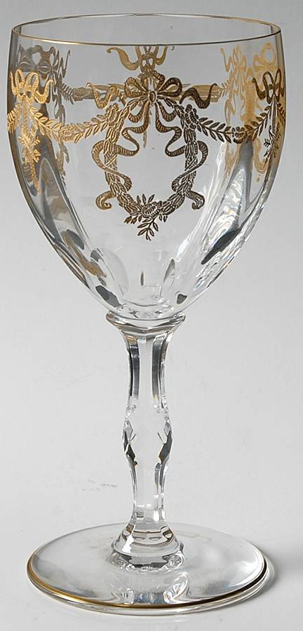 Bartholdi Gold Continental Goblet by St Louis-1