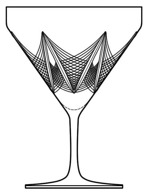 Belle Ile Water Goblet by St Louis-1