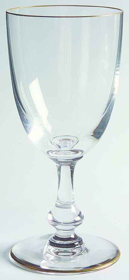 Bizet Gold Continental Goblet by St Louis-1
