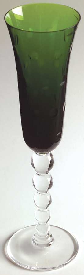 Bubbles Green Fluted Champagne by St Louis-1