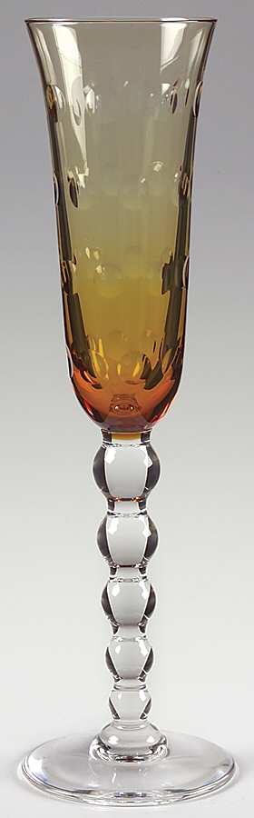 Bubbles Amber Fluted Champagne by St Louis-1