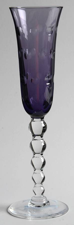 Bubbles Violet Fluted Champagne by St Louis-1