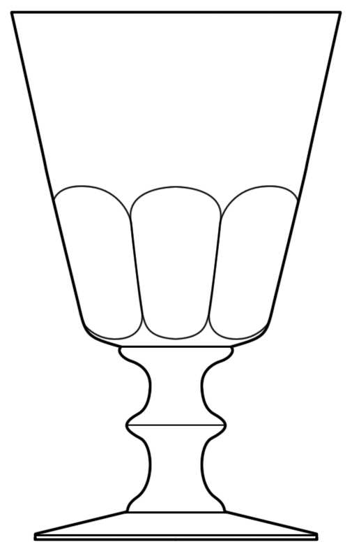 Caton Water Goblet by St Louis-1