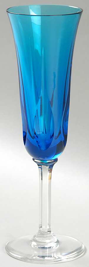 Cerdagne Sky Blue Fluted Champagne by St Louis-1
