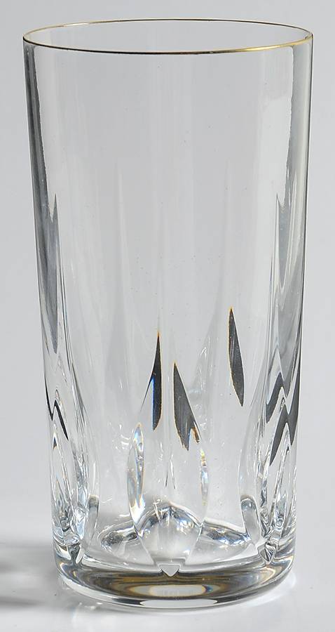 Cerdagne Gold Highball Glass by St Louis-1