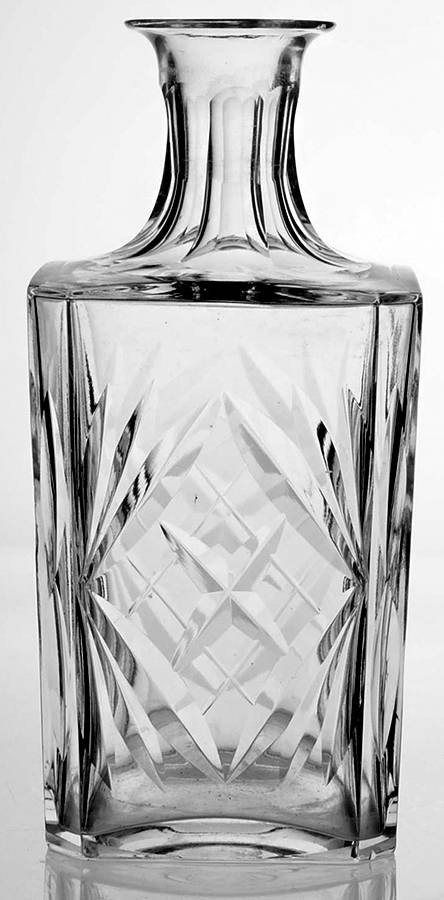 Chantilly Clear Square Decanter No Stopper by St Louis-1