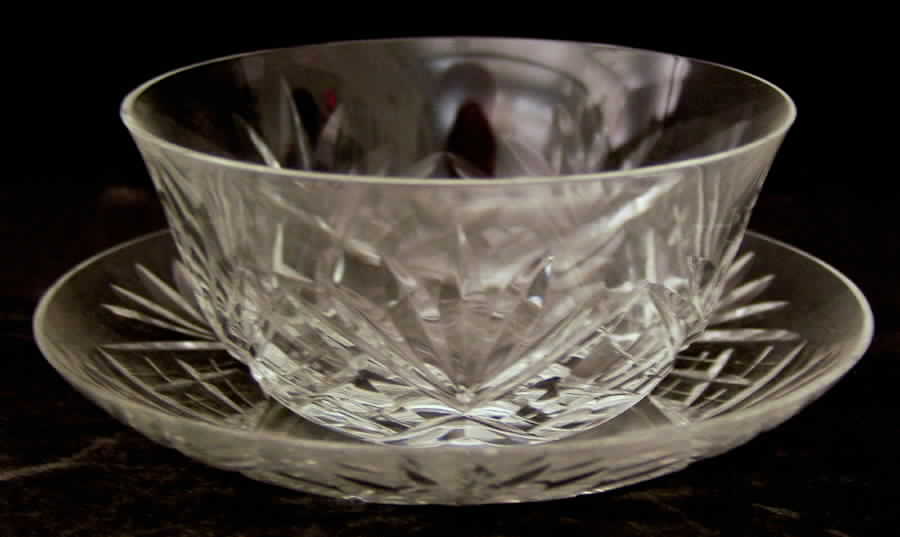 Chantilly Clear Finger Bowl & Underplate by St Louis-1