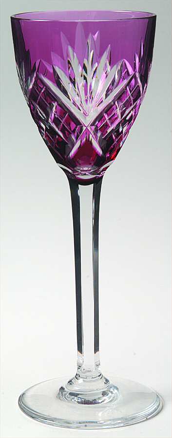 Chantilly Clear Amethyst Hock Wine by St Louis-1