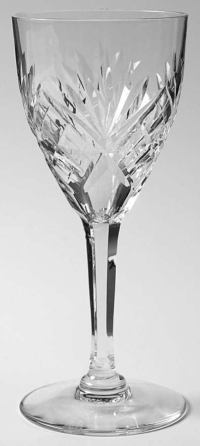 Chantilly Clear Continental Goblet by St Louis-1