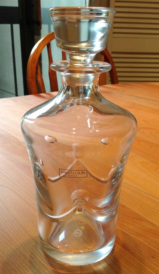 Dagobert Decanter & Stopper by St Louis-1