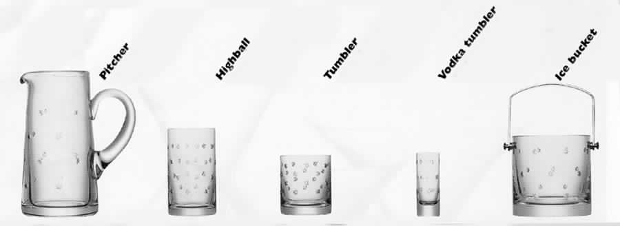 Firmament Clear Highball Glass by St Louis-1