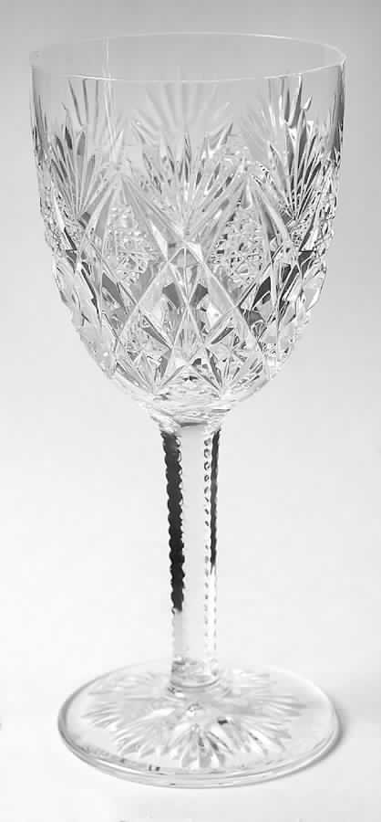 Florence (Pineapple Cut) Water Goblet by St Louis-1