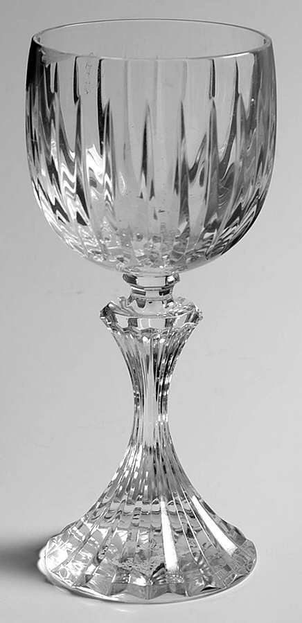 Fontainebleau Clear (Cut) Water Goblet by St Louis-1
