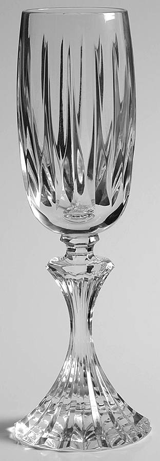 Fontainebleau Clear (Cut) Fluted Champagne by St Louis-1