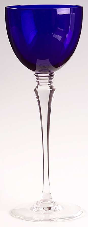 Grand Lieu Clear Dark Blue Hock Wine by St Louis-1
