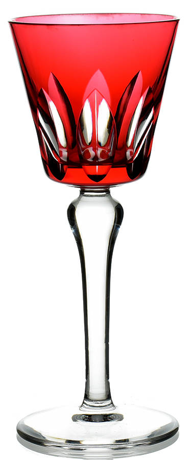 Jersey (Cut) Ruby Hock Wine by St Louis-1
