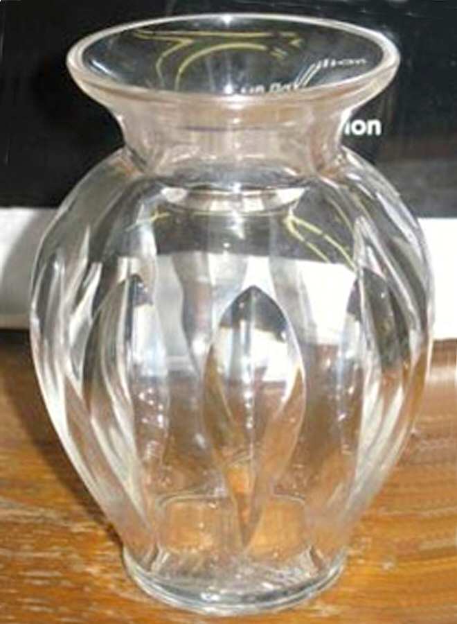 Jersey (Cut) 4" Bud Vase by St Louis-1