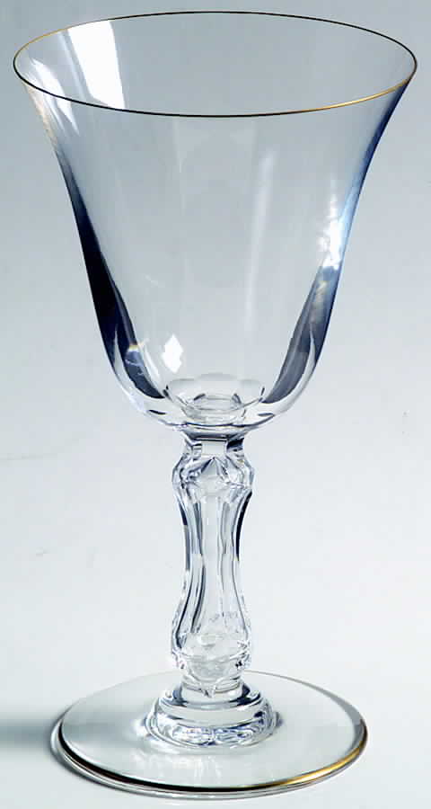 Lozere Gold Water Goblet by St Louis-1