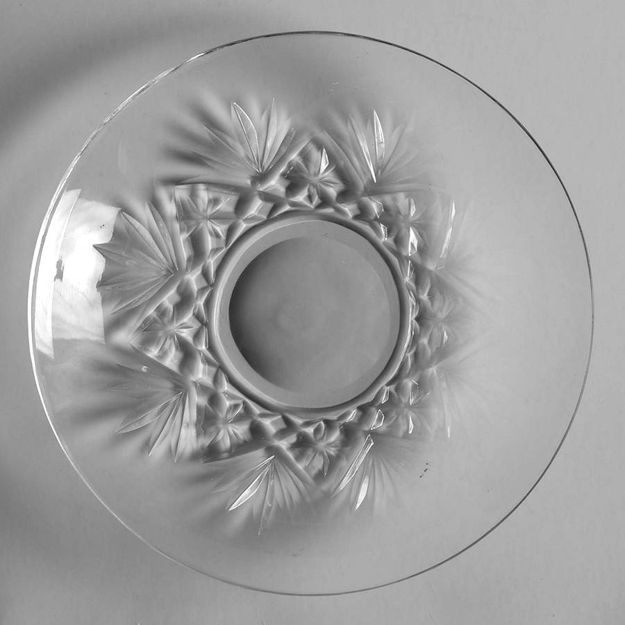 Massenet Clear (Cut) Underplate for Finger Bowl by St Louis-1