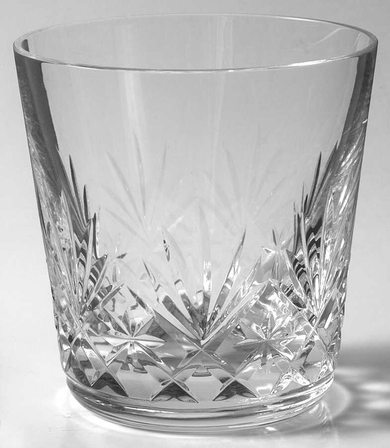 Massenet Clear (Cut) Double Old Fashioned by St Louis-1