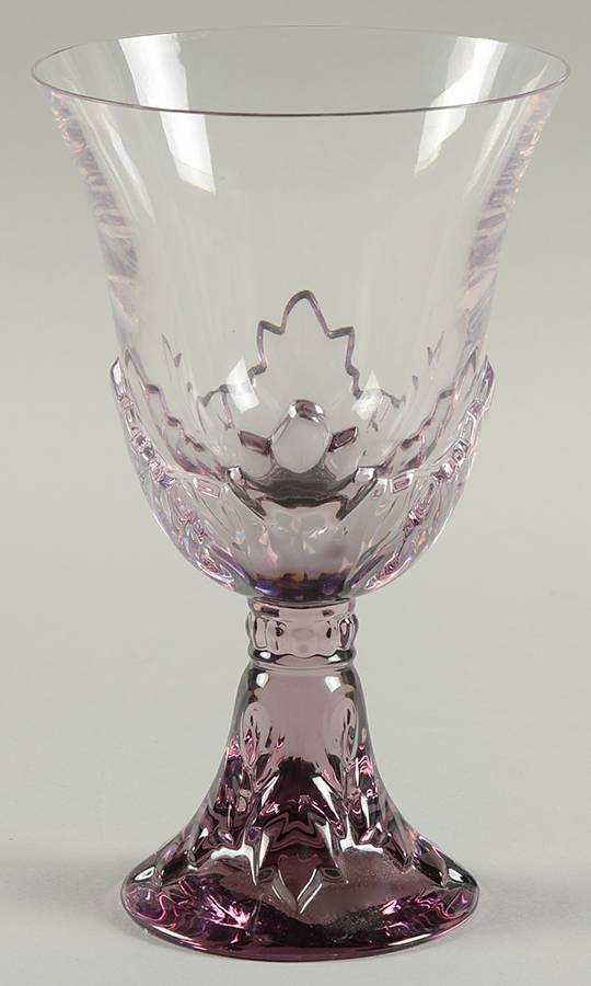 Renaissance Amethyst Continental Goblet by St Louis-1