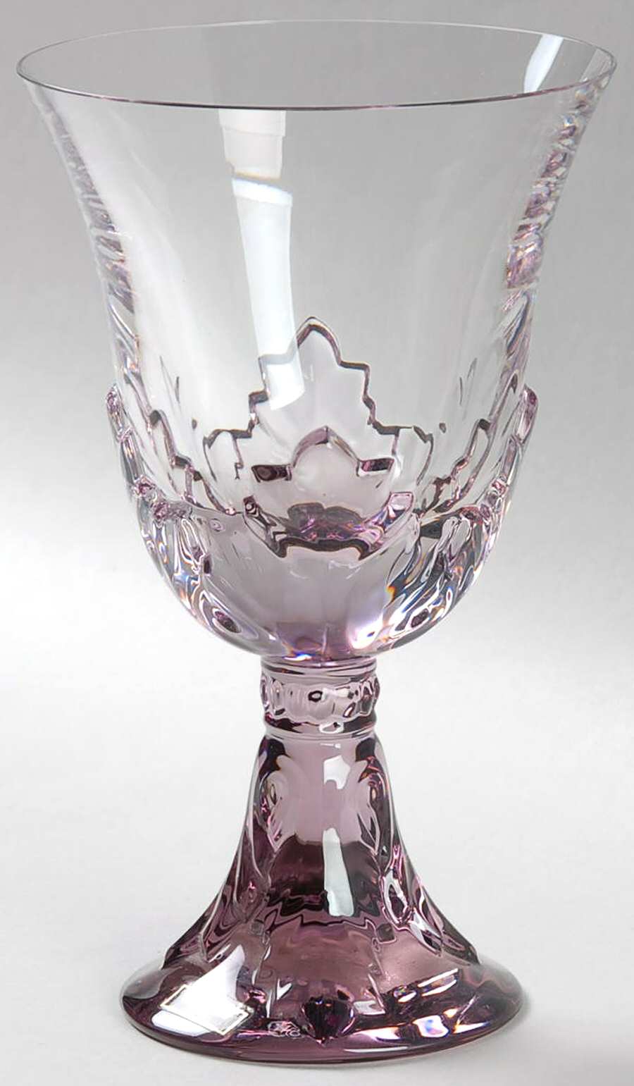 Renaissance Amethyst Water Goblet by St Louis-1