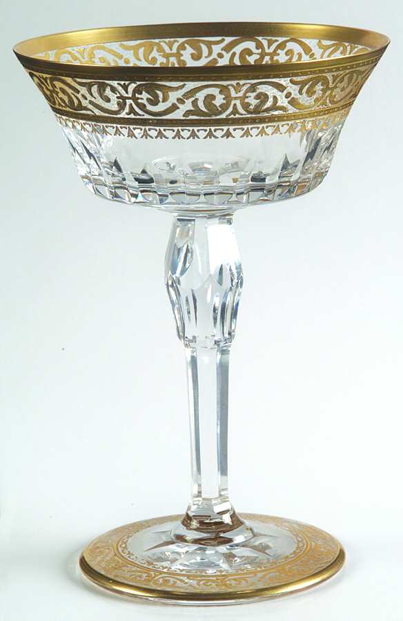 Stella (Gold Encrusted) Champagne/Tall Sherbet by St Louis-1