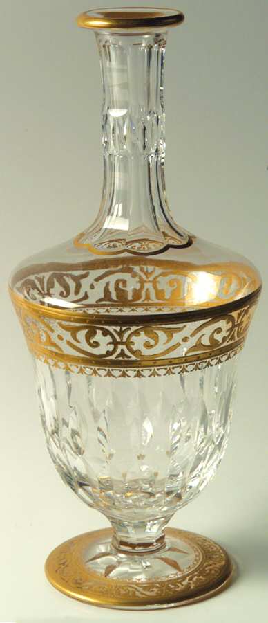 Stella (Gold Encrusted) Wine Decanter No Stopper by St Louis-1