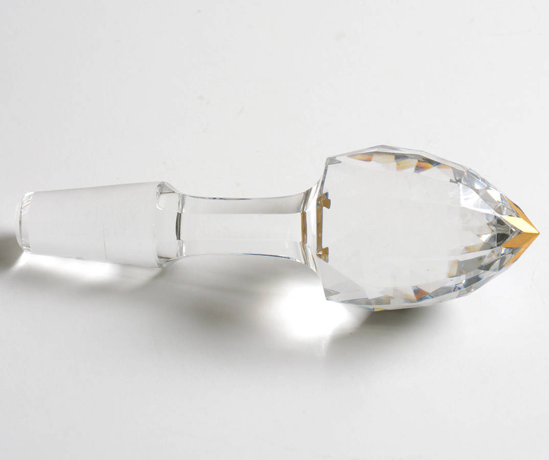 Thistle Stopper for Handled Wine Decanter by St Louis-1