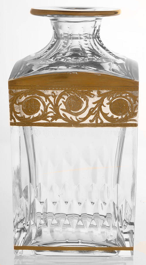Thistle Square Decanter No Stopper by St Louis-1