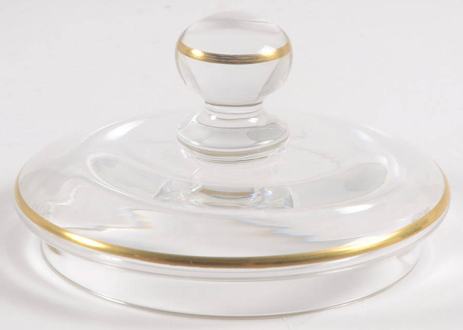 Thistle Lid for Powder Jar by St Louis-1