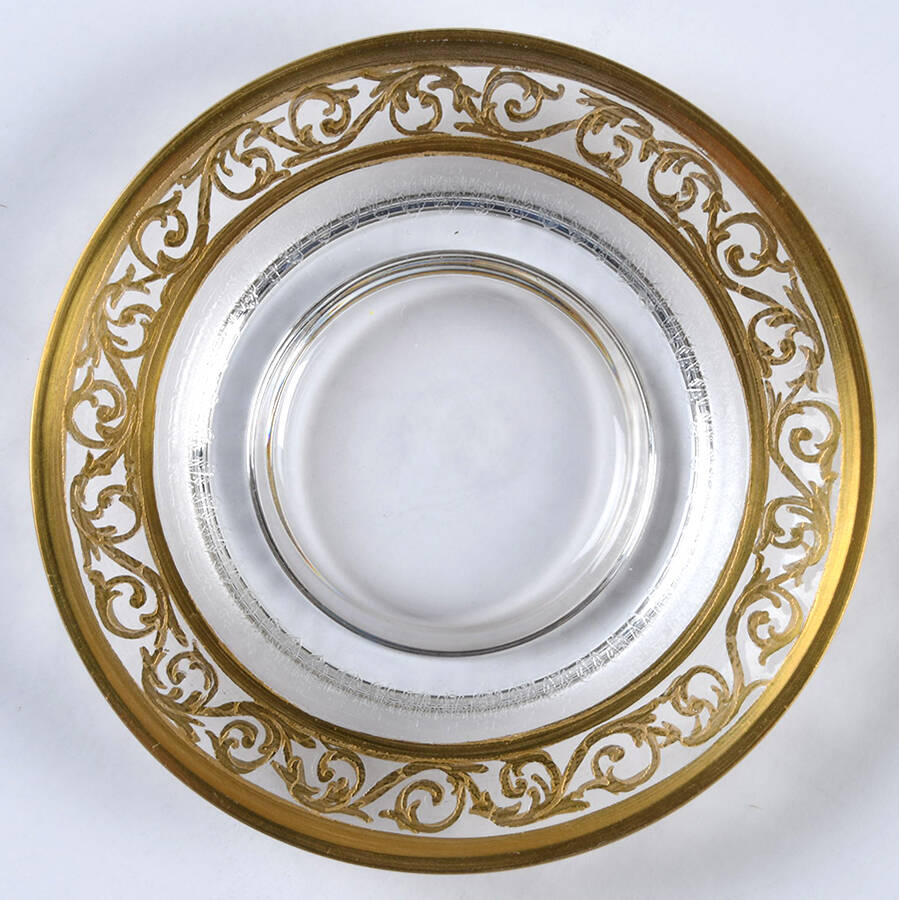 Thistle Saucer only by St Louis-1