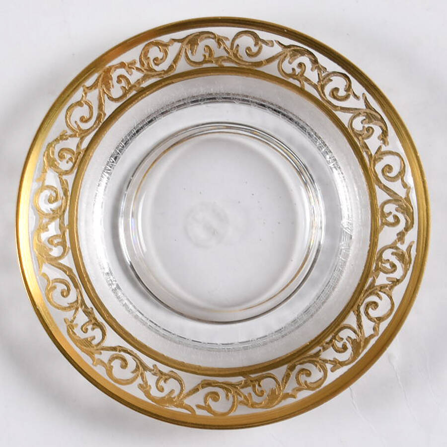 Thistle Saucer only by St Louis-1