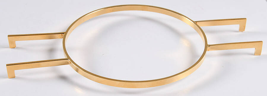 Thistle Metal Holder for Caviar Set by St Louis-1