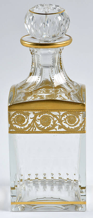 Thistle Bourbon Decanter & Stopper by St Louis-1