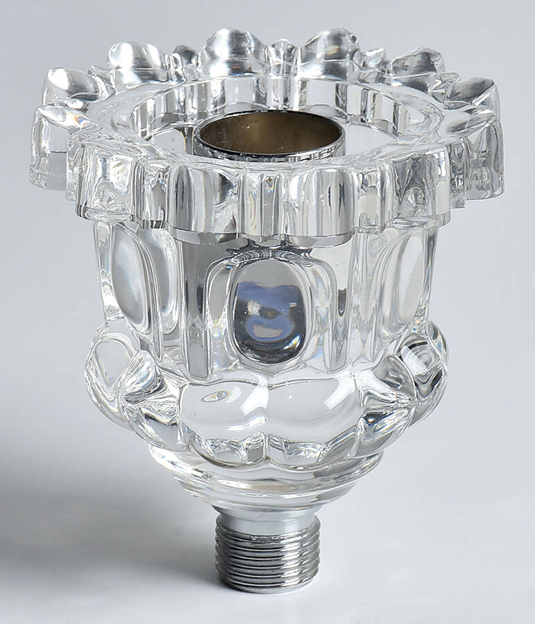 Thistle Cup for Hurricane Lamp by St Louis-1