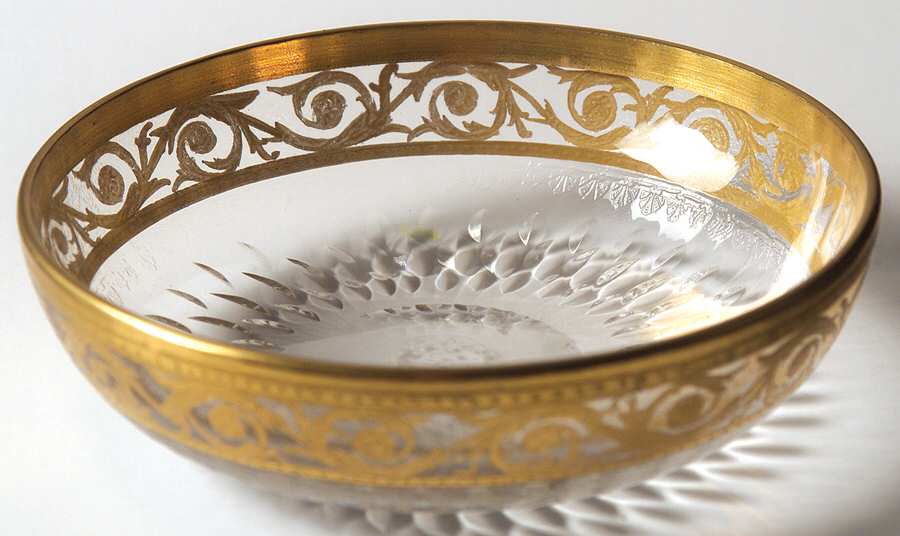 Thistle Sauce Dish by St Louis-1