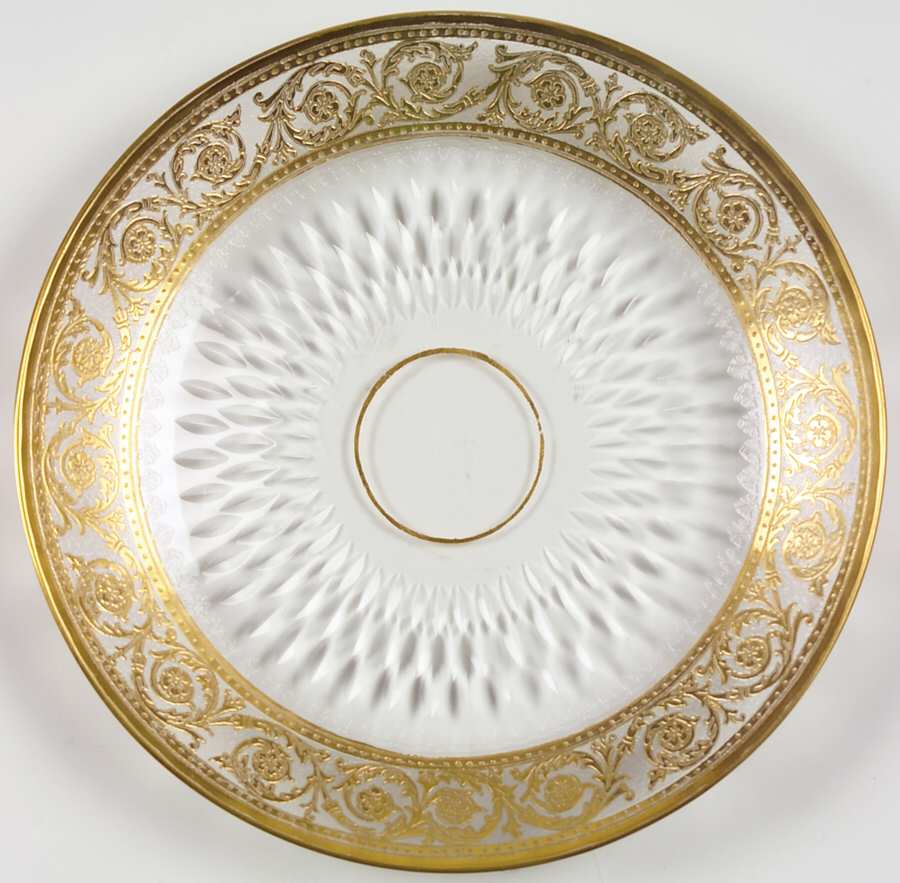 Thistle Underplate for Finger Bowl by St Louis-1