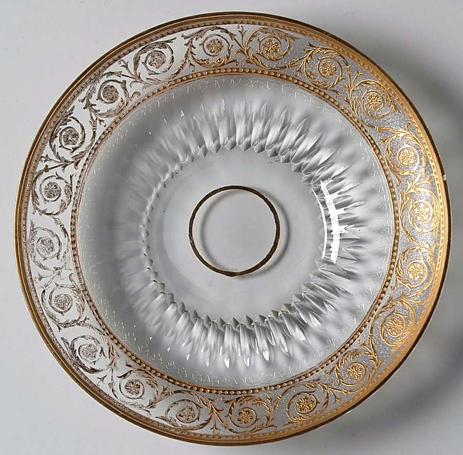 Thistle Saucer Only by St Louis-1