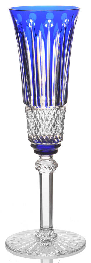 Tommy Blue Fluted Champagne by St Louis-1