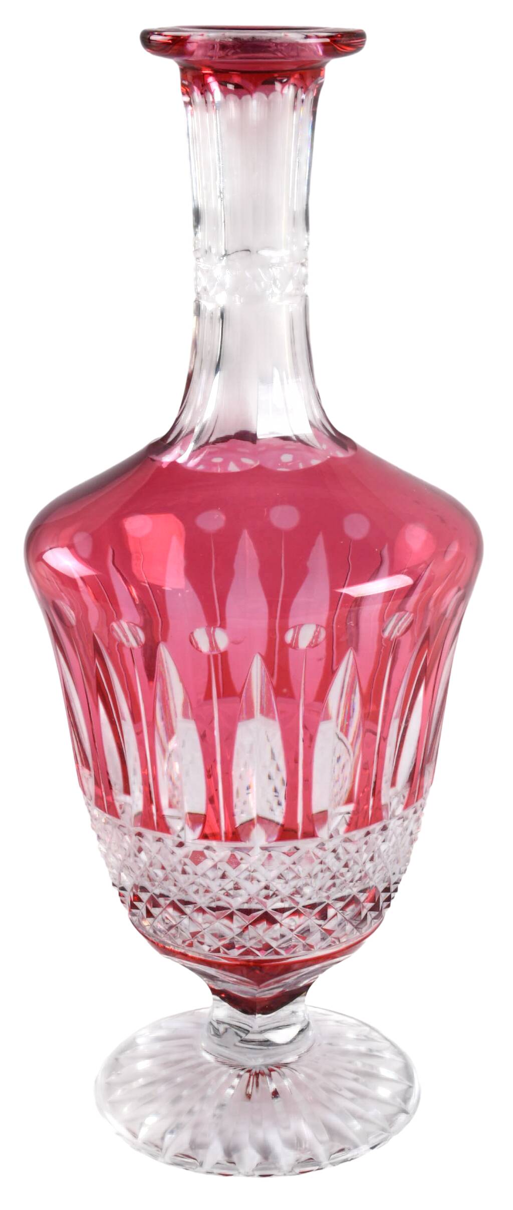 Tommy Red Cordial Decanter No Stopper by St Louis-1