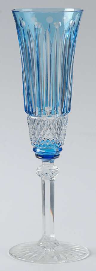 Tommy Sky Blue Fluted Champagne by St Louis-1